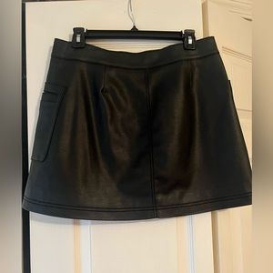 Leather skirt
